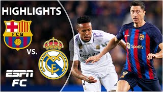 🚨COMPLETE TURNAROUND🚨 Barcelona vs Real Madrid  Copa Del Rey Highlights  ESPN FC [upl. by Vivienne]