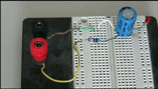 Basic Electricity Part 10 Capacitor Storing Energy in an Electric Field Then Discharging [upl. by Revlys]