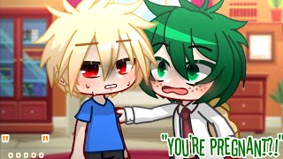 quotPREGNANTquot  DekubakuDkbk💚🧡  Omegaverse AU  Gacha Skit  BNHAMHA [upl. by Nibbs]