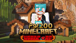 عشت 200 يوم في ماينكرافت هاردكور  تجميعة كل ما فعلته في عالمي الهاردكور  Minecraft hardcore [upl. by Rim219]