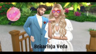 Sims 4 yeni bir hayat b5 barbie stories sims dünyası  the sims 4 love story Bekarlığa veda [upl. by Sheba]