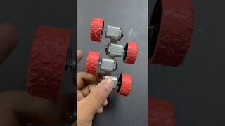 DIY 4 DC Motor Car Build Your Own Powerful Electric Toy Car shorts dcmotor motor experiment [upl. by Nawotna]