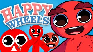 AMAZING MESSYOURSELF LEVELS Happy Wheels Funny Moments [upl. by Eberhart]