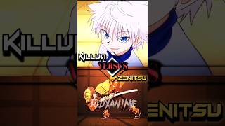 Killua Vs Zenitsu  Hxh Vs Kny [upl. by Alexis]