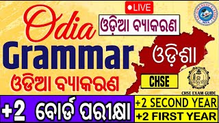 Plus Two Odia Grammar  2 Odia Grammar  Plus 2 MIL Book  chseodisha Board Exam [upl. by Garihc]