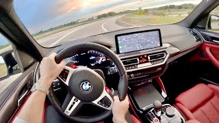 2022 BMW X3 M Competition  POV Driving Impressions [upl. by Eardnaed566]