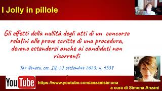 Gli effetti della nullità degli atti di un concorso si estendono anche ai candidati non ricorrenti [upl. by Seko727]