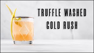 Truffle oil cocktail recipe  How to fat wash alcohol [upl. by Cecilius]