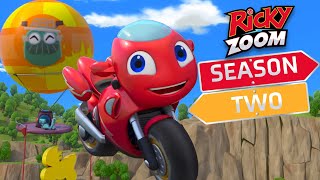 Amazing Helpers ⚡️ Season Two ⚡️ Motorcycle Cartoon  Ricky Zoom  Cartoons For Kids [upl. by Aurora]