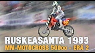 MMmotocross 500cc Ruskeasanta 83 Erä 2 [upl. by Yatnohs348]