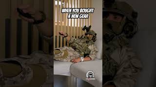 When you have new gear airsoft airsoftgear platecarrier military milsim multicam parody [upl. by Azil224]