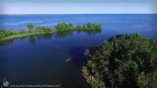 Lake Erie Metropark amp Pointe Mouille Aerial Cinematography 71515 [upl. by Ellehcear]