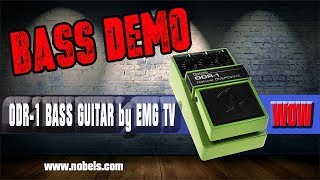 Nobels ODR1 Overdrive Pedal for Bass guitar by EMG TV [upl. by Nancee]