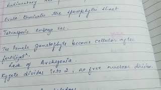 Botany GnetumAngiospermic features Part 1handwritten notes Hindi explanation bscmscnew [upl. by Bobbette]