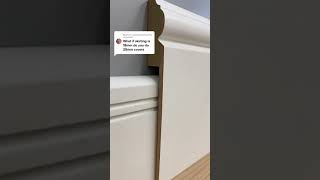 What depth skirting board can skirting board covers go over shorts [upl. by Namreh]