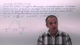 Einseitiges Konfidenzintervall über Normalverteilung berechnen Beispiel 3  W2006 [upl. by Nashoma503]