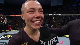 UFC 261 Rose Namajunas Octagon Interview  quotI Did It Againquot [upl. by Sawyere]