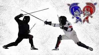 HEMA  SPECTACULAR Rapier and Dagger Sparring Swordfish 2018 [upl. by Pittman699]