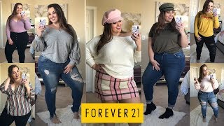 HUGE Forever 21 Plus TryOn Haul ❄️ Winter Edition ❄️  Sarah Rae Vargas [upl. by Ardnuassac448]