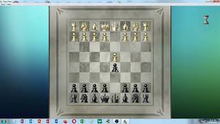 Chess Titans level 5 using both black and white vs computer Windows 7 silent video [upl. by Leahcimnaes]