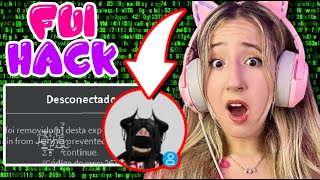 Eu FUI HACKEADA no ROBLOX [upl. by Essila]