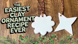 Top Diy Clay Recipe For Making Christmas Ornaments [upl. by Ened]