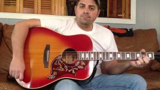 Copperhead road acoustic guitar lesson Steve earle [upl. by Fabien]