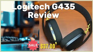 Logitech G435 Bluetooth Gaming Headphone Review [upl. by Veriee]