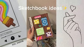 easy aesthetic sketchbook ideas ♥️ TikTok compilation ♥️ easy art ideas for when you’re bored [upl. by Helali]