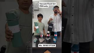 Best quality Vaccum Flask Set 🔥 under 199 🔥 gadgets quality rajkot thermoflask stainlessbottle [upl. by Polly]