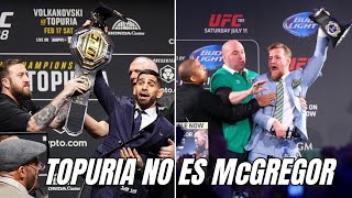 TOPURIA le ROBA el CINTURÓN a Volkanovski 🤯  Rueda de prensa previa UFC 298 [upl. by Roana]