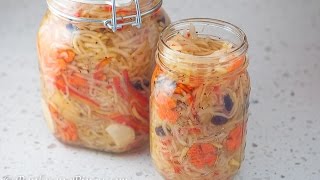 How to Make Papaya Atchara Pickled Papaya [upl. by Barnabe]