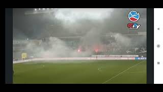 padova catania scontri tra gli ultras Striscione rubato finale coppa italia serie C 19032024 [upl. by Doig965]