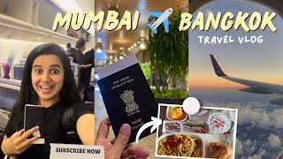 Mumbai to Bangkok  What all we ate in Economy class  Bhavini youtube trend minivlog bangkok [upl. by Inanak213]