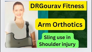 Shoulder injury recovery with arm sling anatomy [upl. by Tabib213]