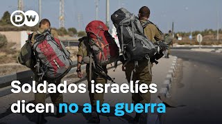 Reservistas israelíes se niegan a incorporarse al servicio militar para pelear en Gaza [upl. by Beltran]