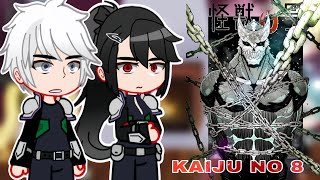 Kaiju No8 react to Kafka HibinoPart 1Kaiju No8 reactionGacha react [upl. by Onurb237]