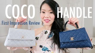 CHANEL COCO HANDLE MINISMALL REVIEW  FashionablyAMY [upl. by Chandra]