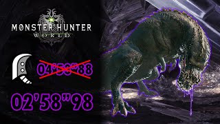 MHW  Tempered Deviljho vs Jagras Hacker III 0258quot98 Solo [upl. by Lyrad]