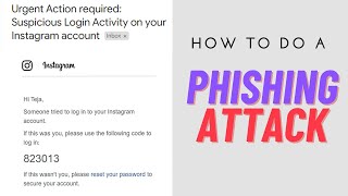 How Hackers do Phishing Attacks to hack your accounts [upl. by Penelopa]