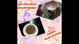 Easy Hot Chocolate Powder at Home  Lockdown Special  YSUs Corner [upl. by Attenrev]