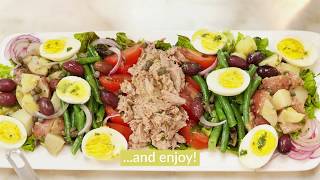 Salade nicoise recipe with olive oil [upl. by Pillyhp]