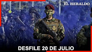 Notas EH  Así se vivió el desfile militar y policial en el Malecón del Río [upl. by Alesig54]