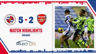 READING 52 ARSENAL U21  Royals dispatch the Gunners to top group G [upl. by Angele549]