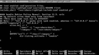 Lighttpd inklusive PHP5 installieren Debian [upl. by Franklin]