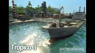 Tropico 3 video game welcome to paradise HD screenshots Xbox 360 PC [upl. by Rojam]