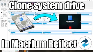 How to clone a Windows drive with Macrium Reflect in Windows 10 [upl. by Nnaeoj]