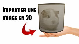 Comment imprimer une image en 3D  Lithophanie 3D [upl. by Schweitzer]