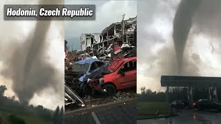 Biggest tornado destroys hodonin czechia reaction  extra footage on tornado and thoughts on news [upl. by Llenor784]