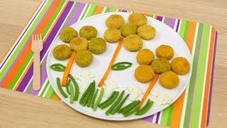 Polpette tricolore alla farina di ceci [upl. by Schalles228]